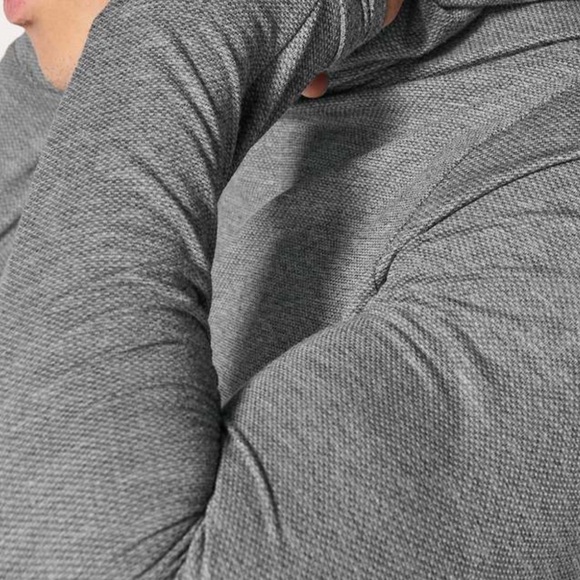 Lululemon Switch Up Long Sleeve Hoodie - Heathered Black - XL - Picture 4 of 8